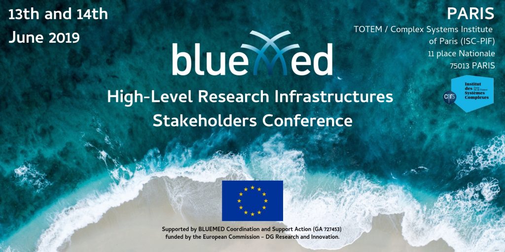 BLUEMED CSA High-Level Research Infrastructures Stakeholders Conference | 13th-14th June 2019 | Paris, France