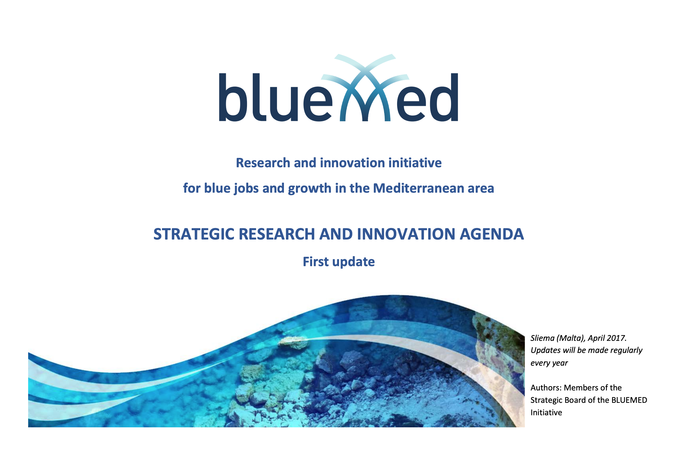 BlueMed SRIA | Updated April 2017
